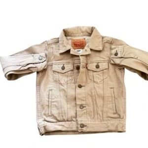 NWT Levi's Kids Tan Denim Jacket Size 8-10 yrs